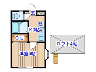 クレール新田の物件間取画像